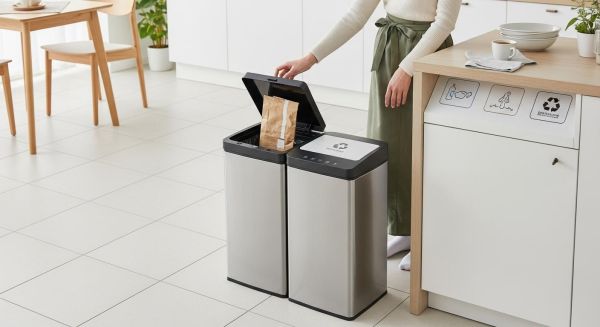 Poubelle automatique : la technologie qui facilite le tri des déchets chaque jour